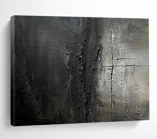 Dark Gray Textured Abstract Art for Industrial - Style Bars DLZ2534