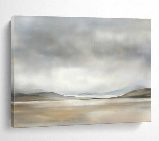 Gray Tonal Landscape Art for Modern Gallery & Serene Waiting Room SC073