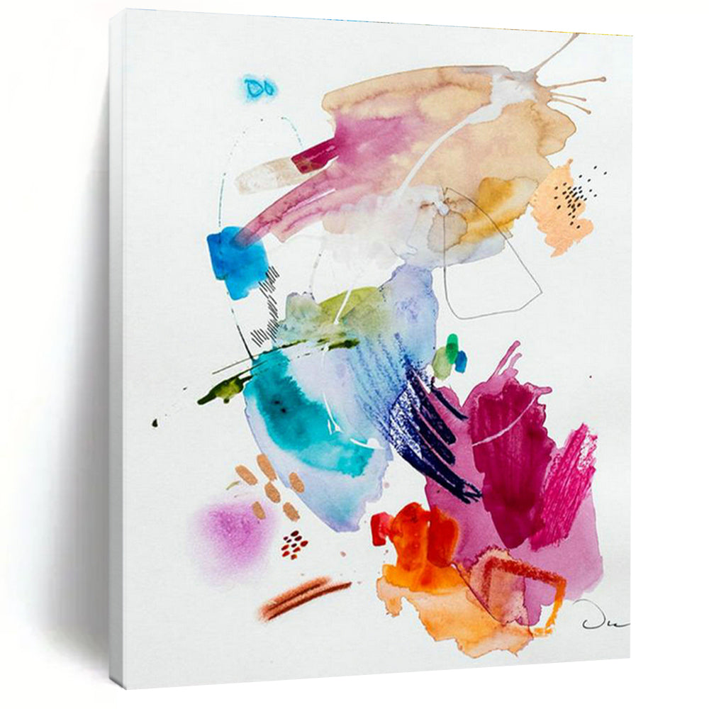 Watercolor Splash Abstract Art for Art Studio Creative Zones DLZ0085