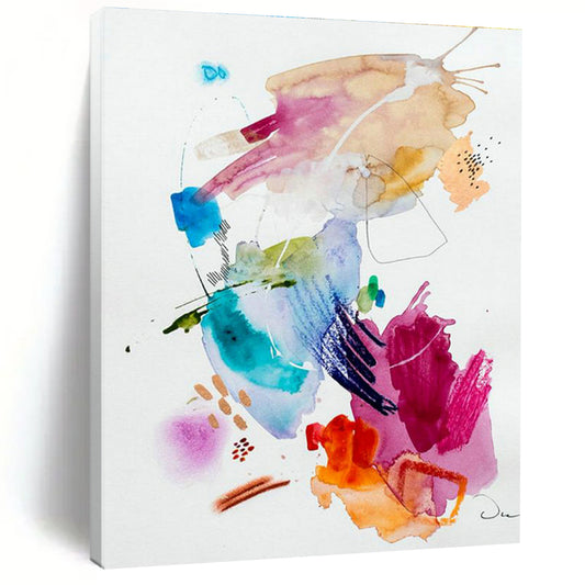 Watercolor Splash Abstract Art for Art Studio Creative Zones DLZ0085