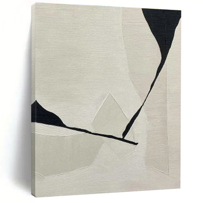 Black - White Geometric Abstract Art for Modern Office Meeting Rooms DLZ0240