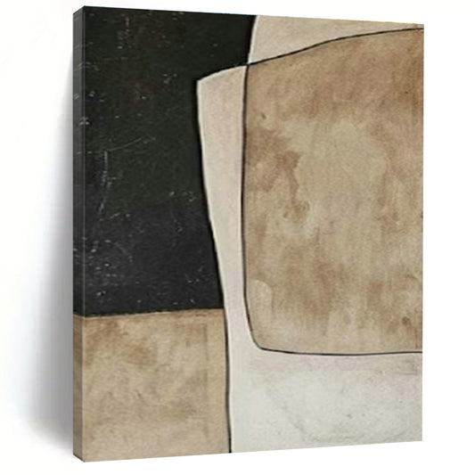 Earth - Toned Abstract Art for Rustic Café & Home Study DLZ2012