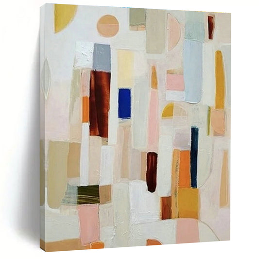 Colorful Geometric Abstract Art for Modern Café & Home Living Room DLZ1120