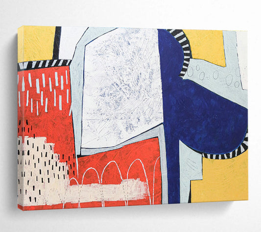 Color - Clash Geometric Abstract Art for Trendy Retail Store DLZ2928