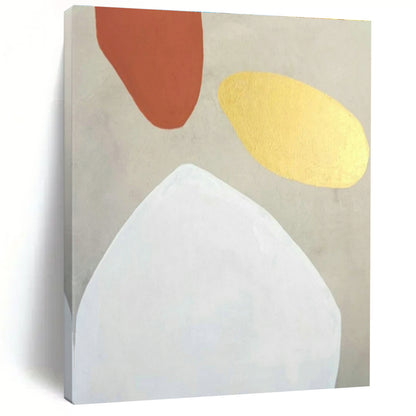 Three - Color Geometric Abstract Art for Creative Co - working Space & Home Office DLZ1085