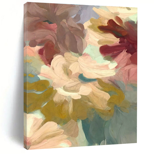 Soft Pastel Floral Art for Girls’ Bedroom & Light - Filled Café DLZ1360