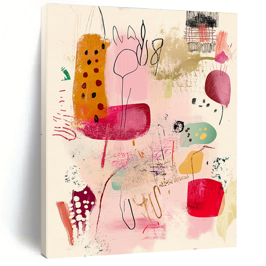 Colorful Abstract Shapes for Bohemian Café & Playful Kids’ Area STSC1193