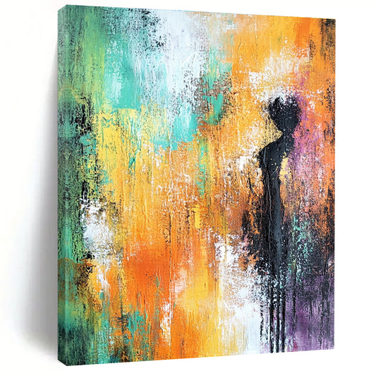 Colorful Silhouette in Abstract for Creative Home Office & Art - Centric Living Room STSC248
