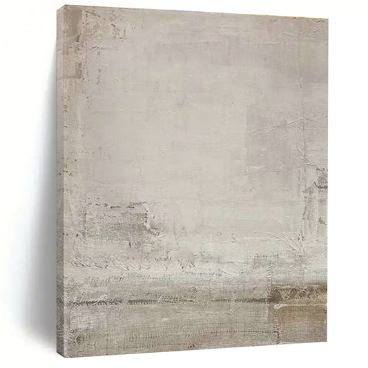 Gray - White Textured Abstract Art III for Modern Art Gallery & Industrial - Style Home Office DLZ1859
