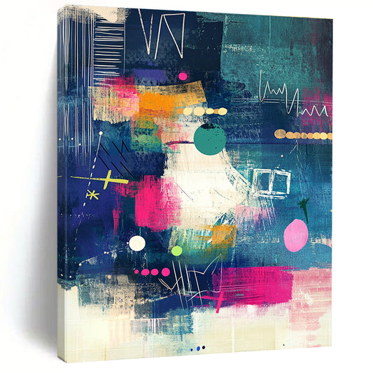 Colorful Abstract Composition for Creative Coworking Space & Art - Loving Café STSC966