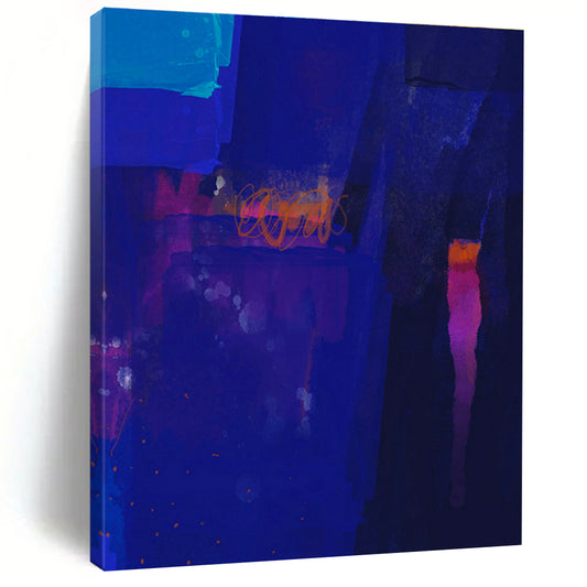 Blue - Purple Night - Themed Art for Rooftop Bar Chill Zones DLZ0090
