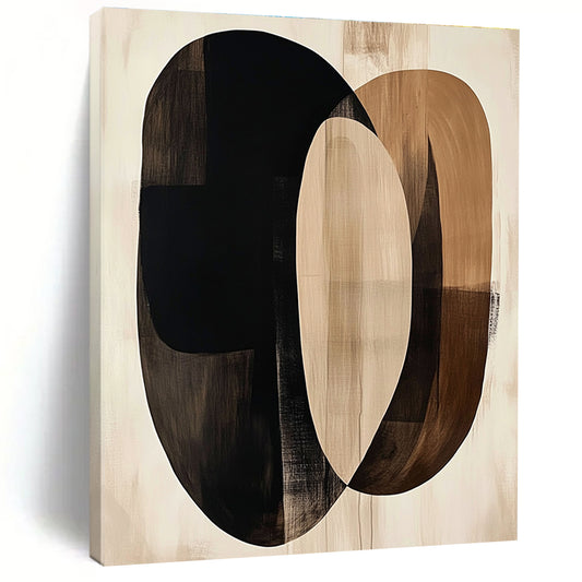 Overlapping Oval Abstract for Modern Living Room & Contemporary Office STSC470