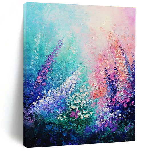 Vivid Floral Abstract for Garden - Themed Café & Romantic Bedroom STSC847