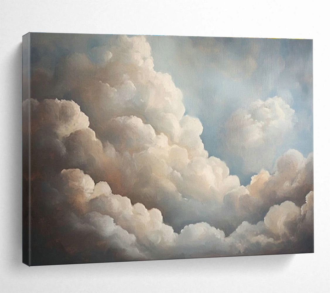 Cloud Oil Painting for Serene Bedroom Ceiling Overlooks DLZ2566