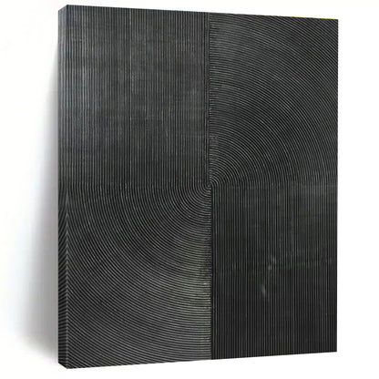 Black Textured Art for Industrial - Style Bar & Modern Art Museum DLZ1796