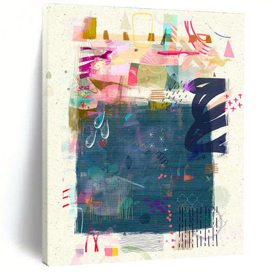 Colorful Abstract Art for Creative Agency Open - Plan Offices DLZ0173