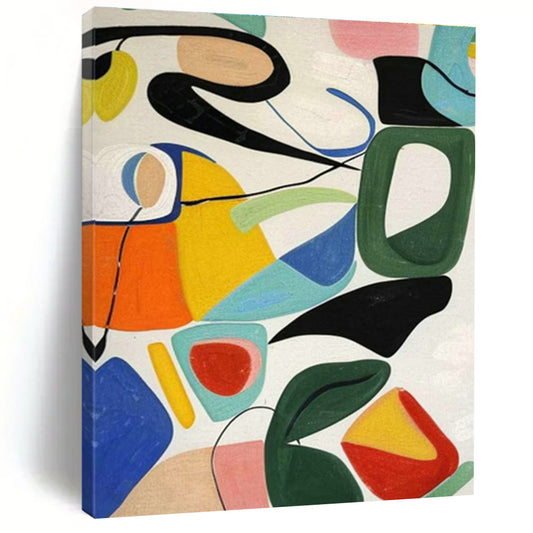 Colorful Geometric Abstract Art for Living Room & Boutique Café DLZ1193