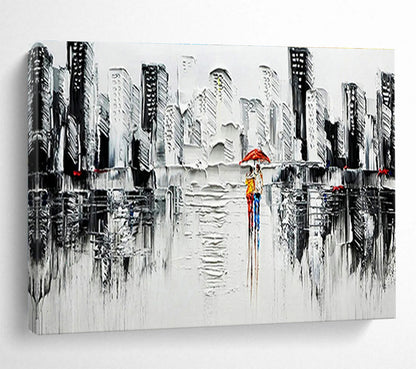 Cityscape Lover’s Art for Modern Loft Apartment Balcony Nooks DLZ3279