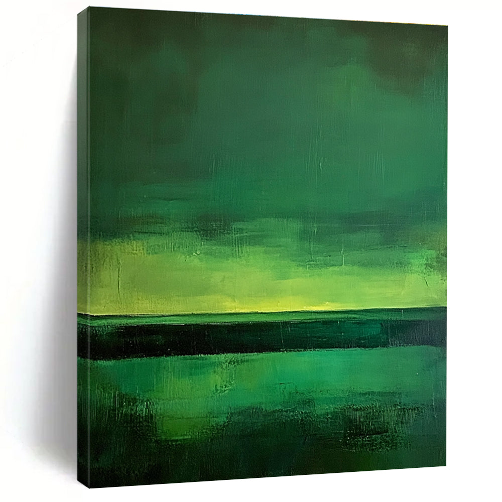 Green Gradient Landscape for Nature - Lover’s Bedroom & Eco - Conscious Workplace STSC308