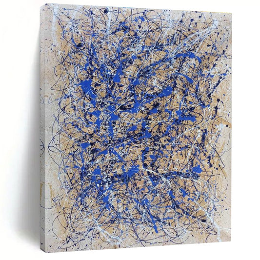 Large - Scale Blue - Line Abstract Art for Art Studio & Creative Office DLZ2280