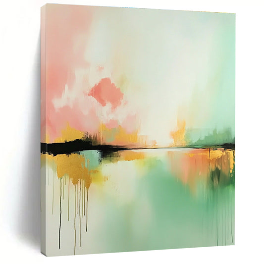 Colorful Dreamy Lake Art for Nursery & Creative Studio STSC086