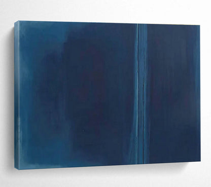 Blue Minimalist Abstract Art for Modern Home Offices DLZ2483