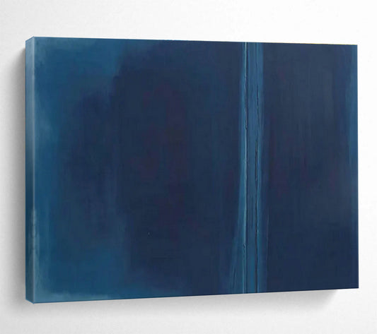 Blue Minimalist Abstract Art for Modern Home Offices DLZ2483