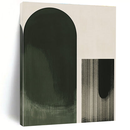 Abstract Green Shapes Art for Contemporary Home Living Room & Art Gallery Corridor STSC1031