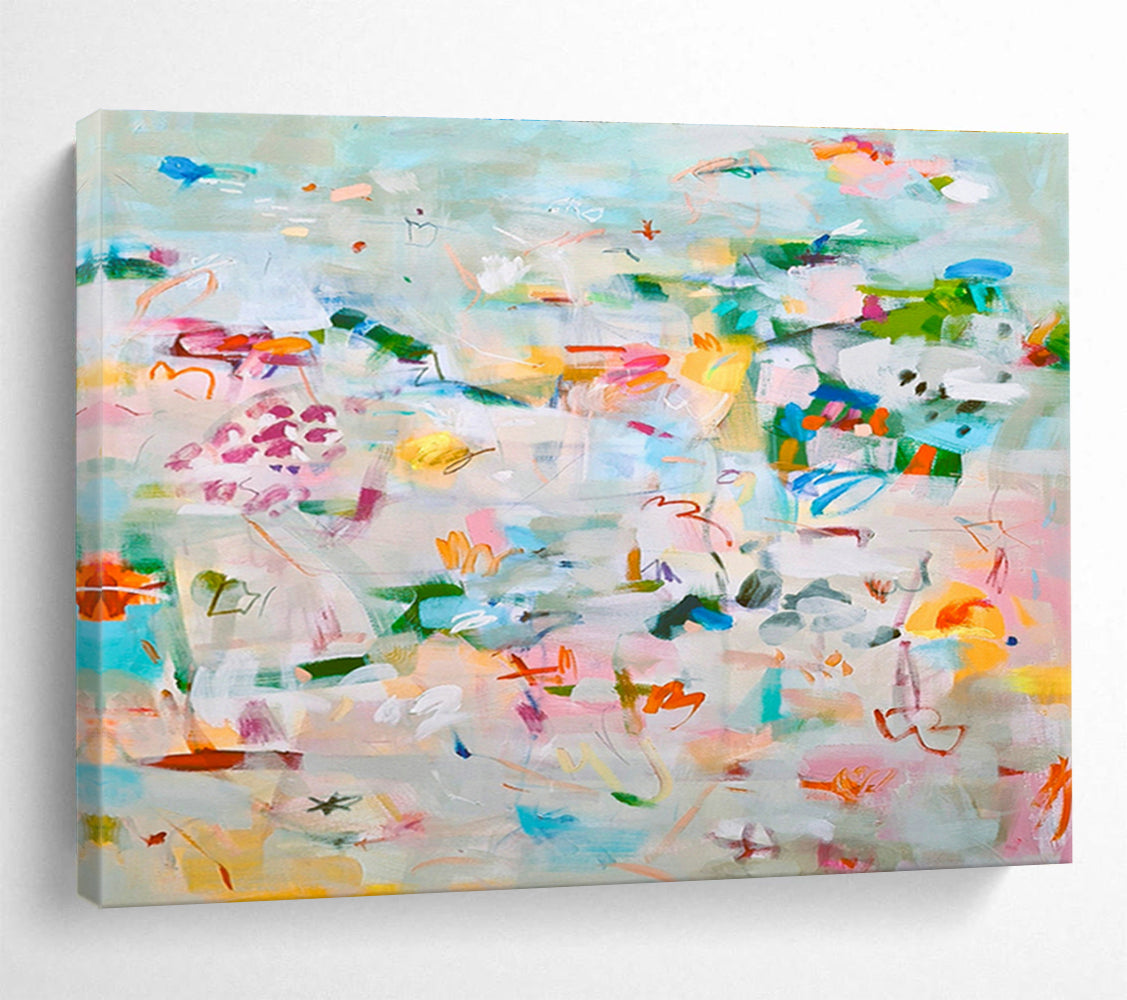 Light - Color Colorful Abstract Art for Bright Home Offices DLZ2420