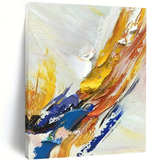 Vibrant Colorful Abstract Art for Bohemian Bedroom & Art Gallery Café DLZ1446
