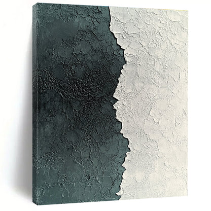 Textured Black and White Abstract for Modern Art Studio & Industrial - Style Loft STSC836