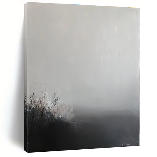 Misty Landscape Abstract for Thoughtful Reading Nook & Lakeside Cottage STSC288