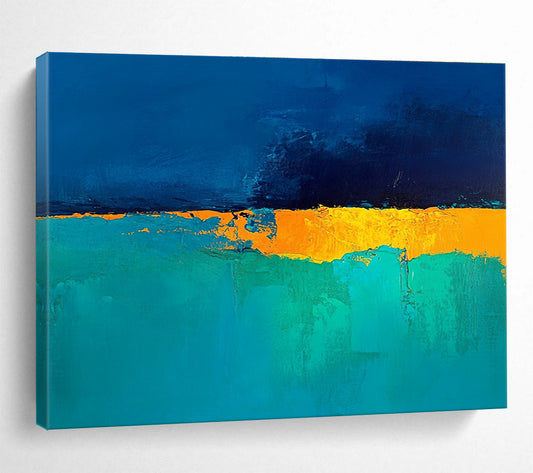 Bold Color Blocks Art for Creative Studio & Modern Office Reception SC524