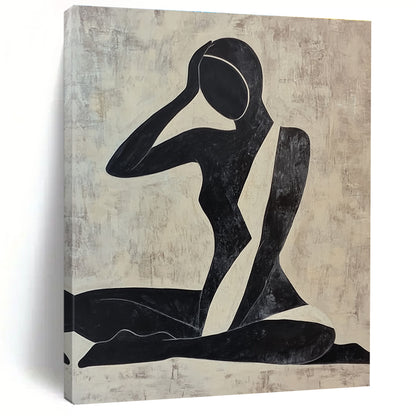 Minimalist Figurative Art for Zen Space & Contemporary Gallery STSC012