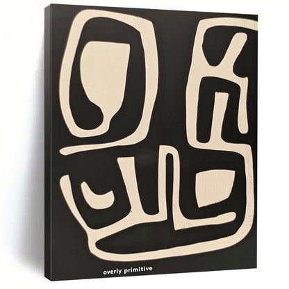 Primitive Abstract Shapes for Tribal - Inspired Decor & Art Gallery Corner STSC1211