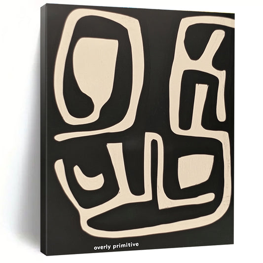 Primitive Abstract Shapes for Tribal - Inspired Decor & Art Gallery Corner STSC1211