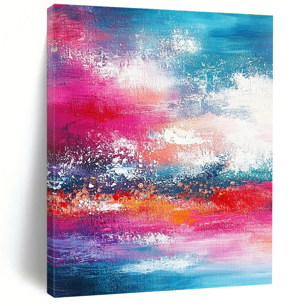 Colorful Abstract Sky & Sea Art for Rooftop Bar & Beachfront Villa STSC116