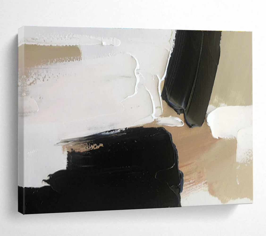 Grey - White - Gold Abstract Art for Studio Luxe Artistic Vibe DLZ2700