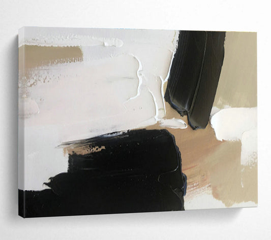 Grey - White - Gold Abstract Art for Studio Luxe Artistic Vibe DLZ2700