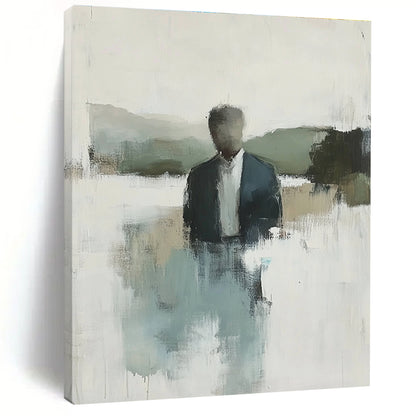 Blurred Figure in Nature for Minimalist Home Office & Nature - Themed Café STSC861