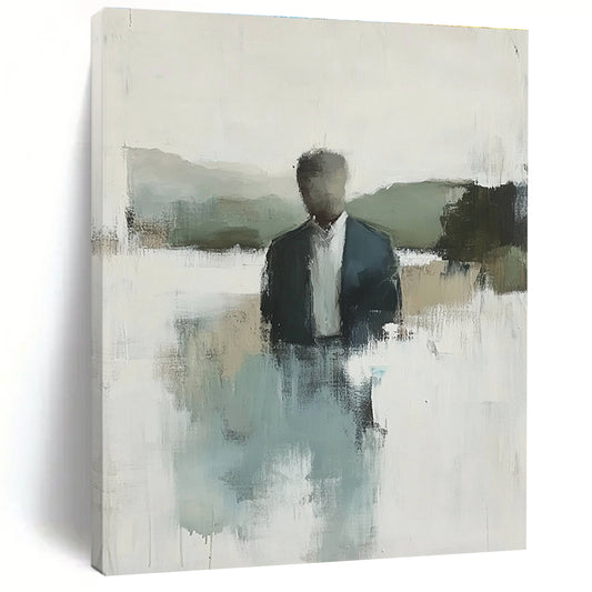 Blurred Figure in Nature for Minimalist Home Office & Nature - Themed Café STSC861