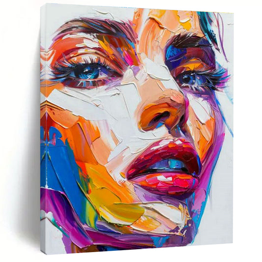 Colorful Portrait Art for Trendy Beauty Salon Waiting Areas DLZ0221