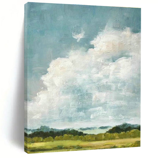 Cloud Landscape Oil Art for Country Home Kitchens DLZ0272