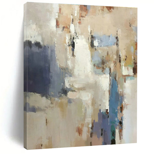 Soft - Toned Abstract Art for Living Room & Study DLZ0501