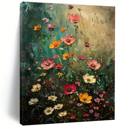 Wildflower Meadow Art for Rustic Kitchen & Outdoor - Inspired Gallery DLZ2254