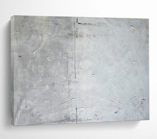 Gray - White Textured Art for Minimalist Home Library Backdrop Walls DLZ3232