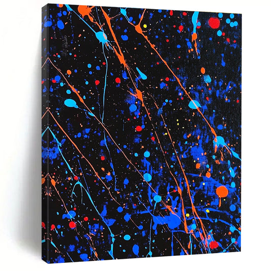 Colorful Splatter Art for Creative Studio & Vibrant Teen Bedroom STSC1406