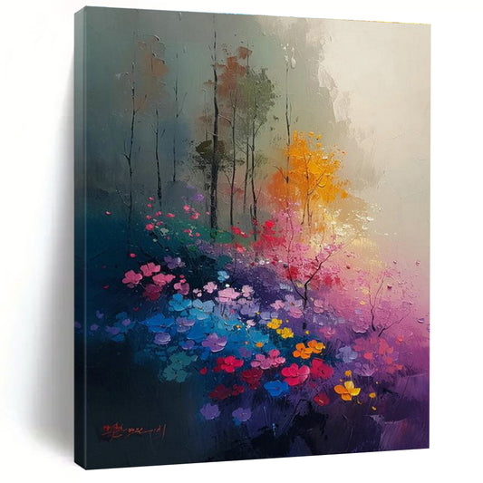 Dreamy Landscape Floral Art for Garden - Themed Restaurant & Romantic Bedroom DLZ2233