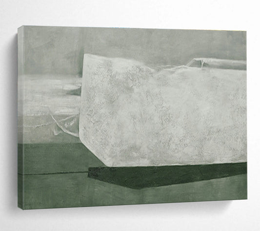 Gray - White Textured Abstract for Contemporary Art Studio DLZ2995
