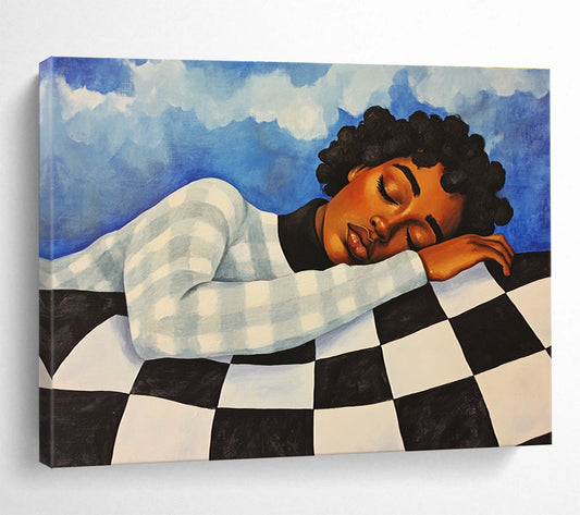 Peaceful Nap Art for Home Office Break Area & Wellness Retreat SC402